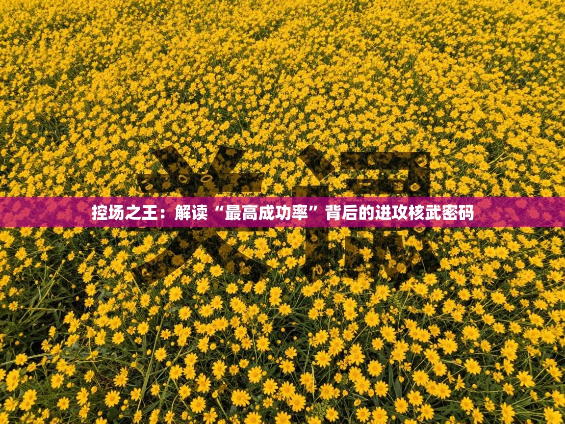 控场之王：解读“最高成功率”背后的进攻核武密码